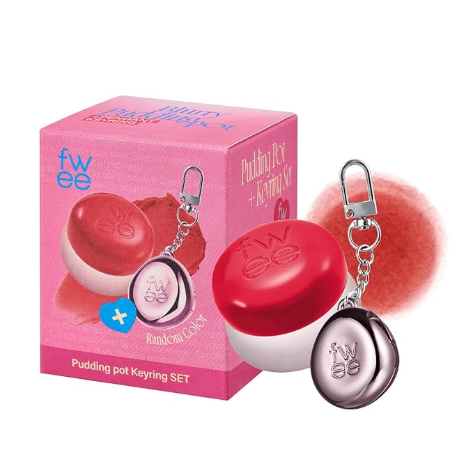 Lip & Cheek Blurry Pudding Pot + Keyring (Random Color)