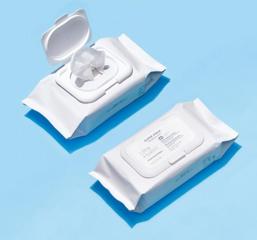 Super Aqua Ultra Hyalron Cleansing Oil Wipes