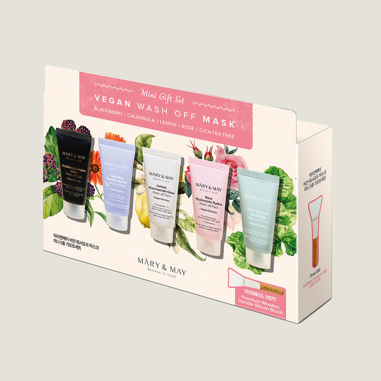 Vegan Wash Off Mask Mini Gift Set