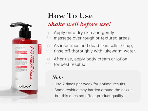 Hypochlorous Acid Body Peel Shot