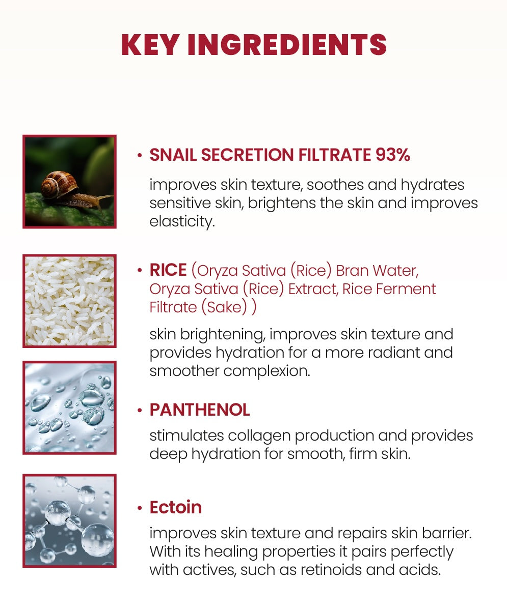 SEOUL 1988 Cream: Snail Mucin 93% + Rice