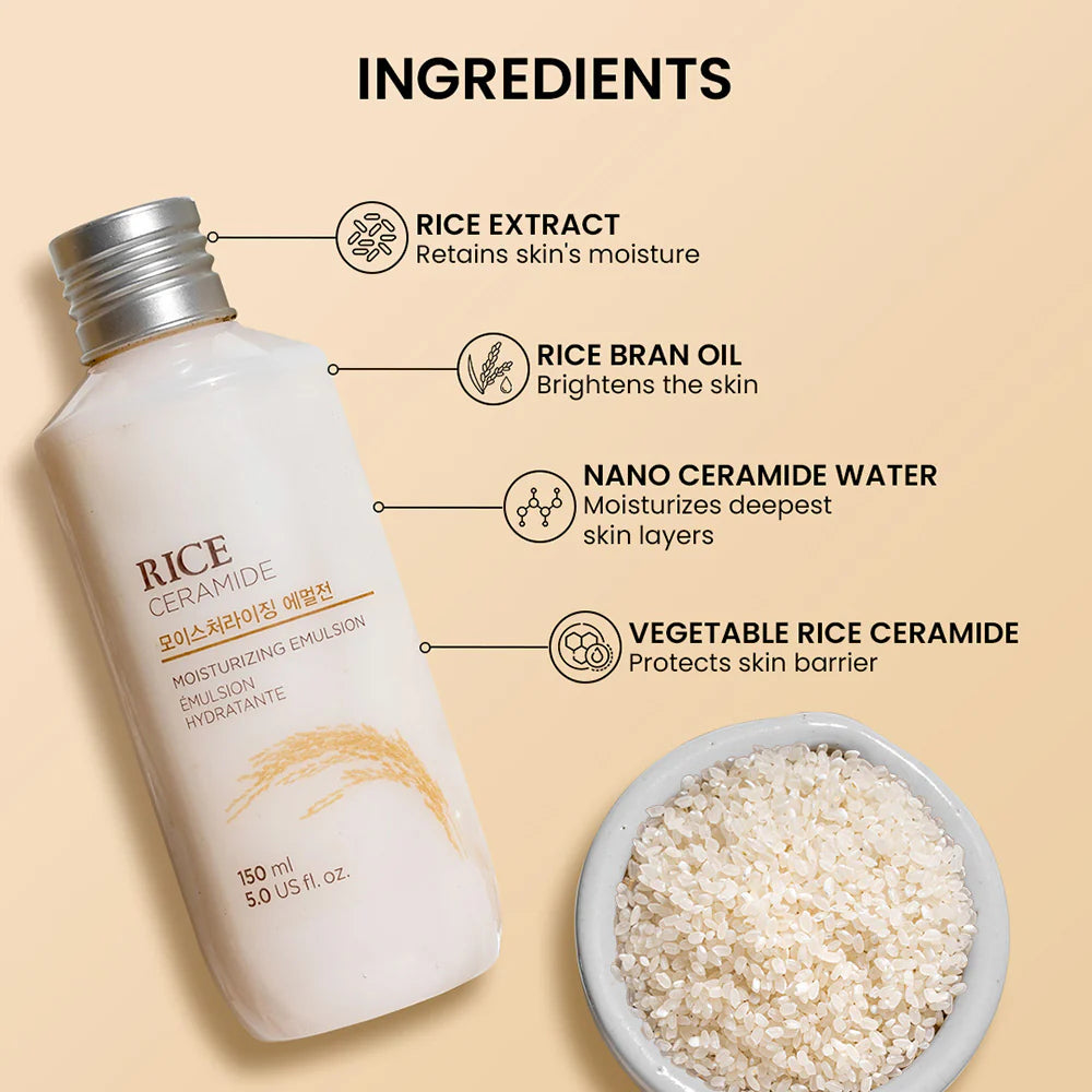 Rice & Ceramide Moisture Emulsion