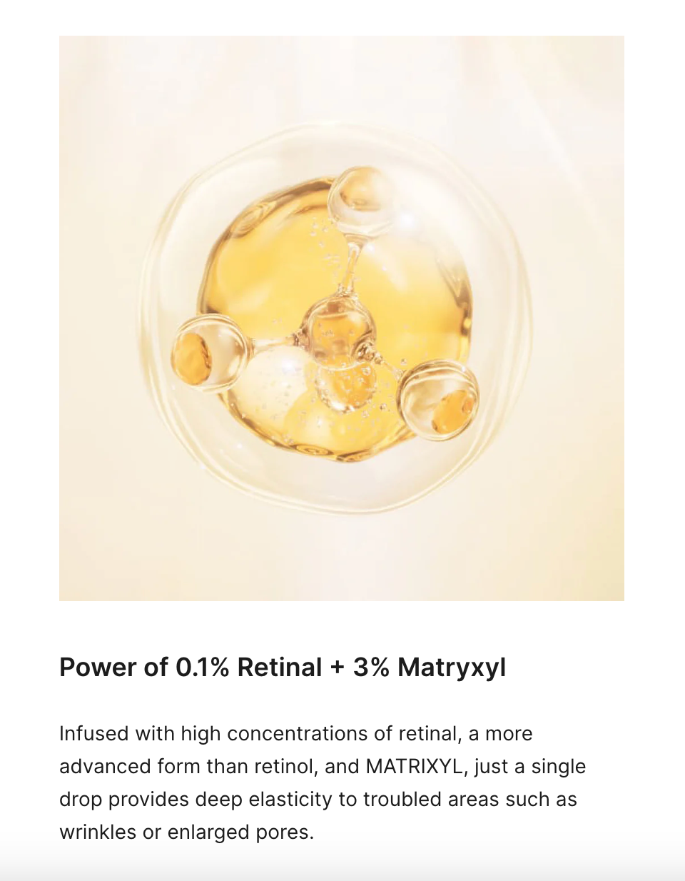 Retinal Shot Tightening Booster