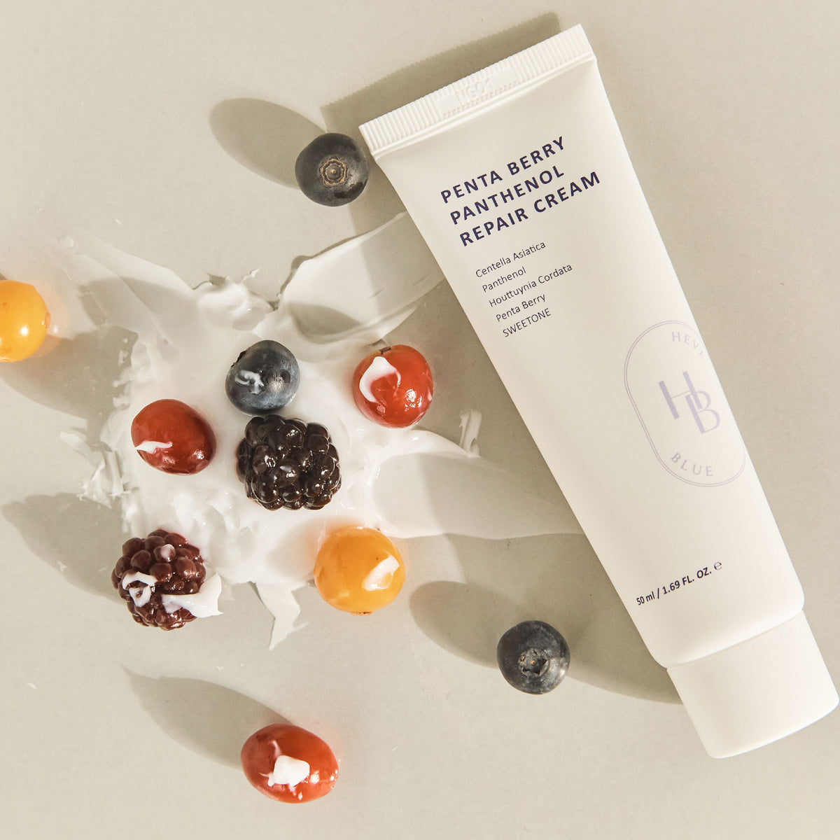 HEVEBLUE Penta Berry Panthenol Repair Cream