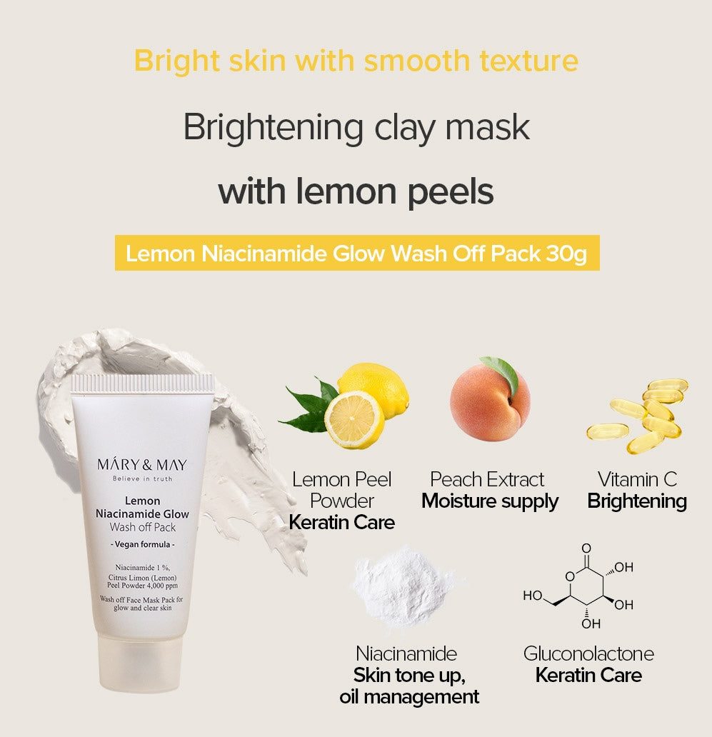 Mary & May Vegan Wash Off Mask Mini Gift Set