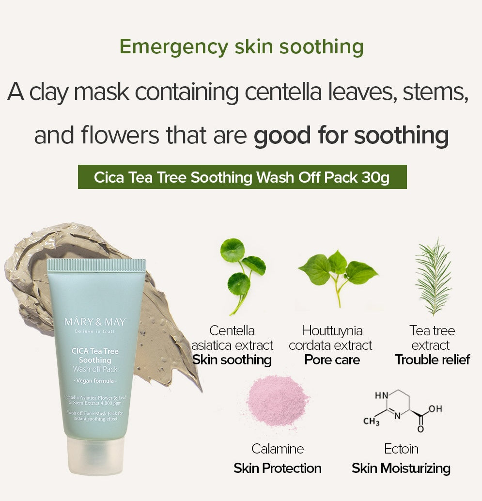 Mary & May Vegan Wash Off Mask Mini Gift Set
