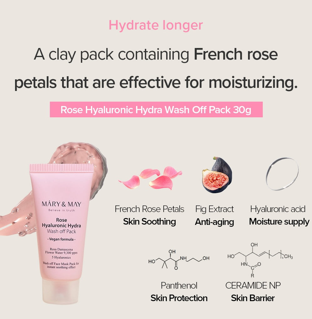 Mary & May Vegan Wash Off Mask Mini Gift Set