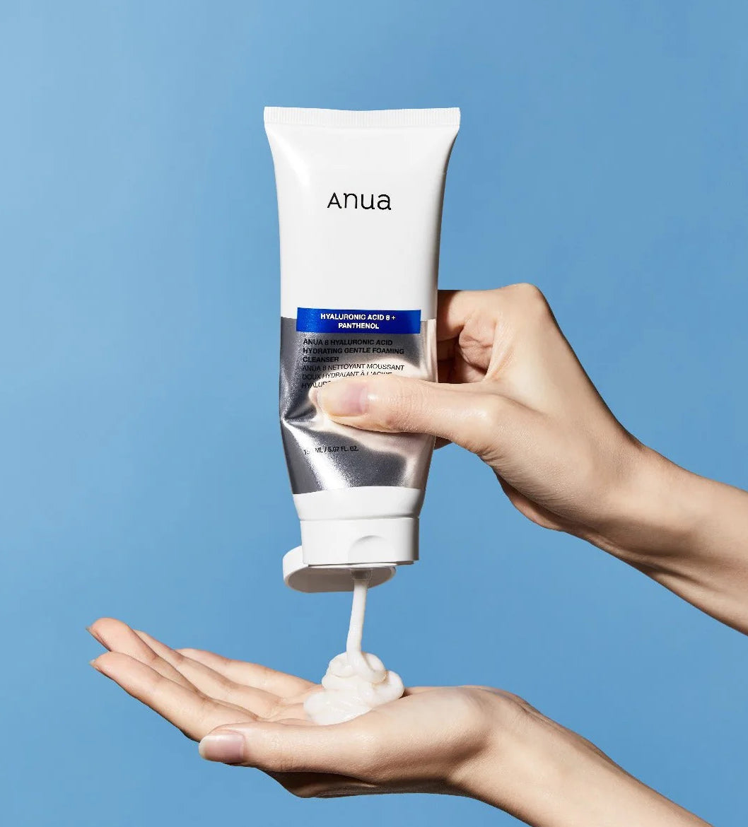 Anua 8 Hyaluronic Acid Hydrating Gentle Foaming Cleanser