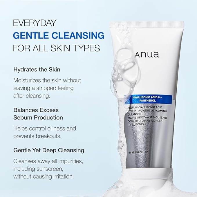 8 Hyaluronic Acid Hydrating Gentle Foaming Cleanser