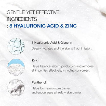 8 Hyaluronic Acid Hydrating Gentle Foaming Cleanser