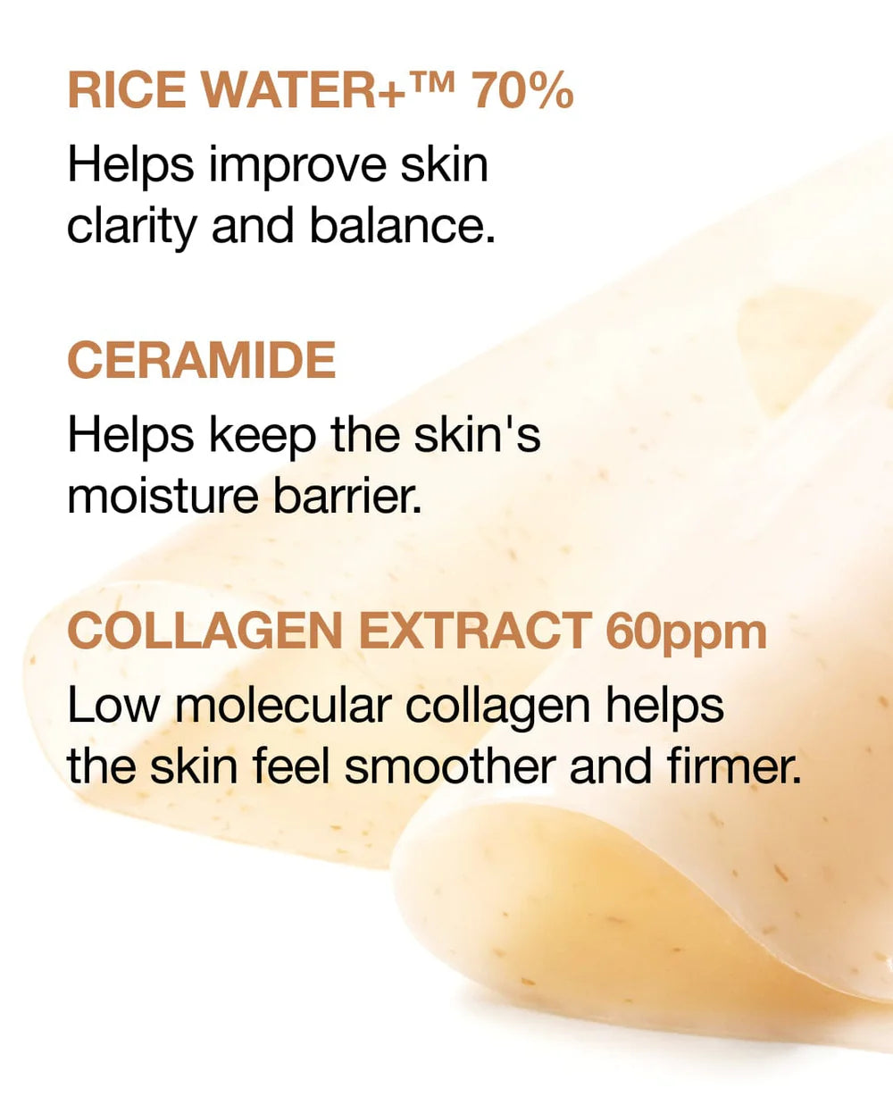 Anua Rice 70 Glow Collagen Mask