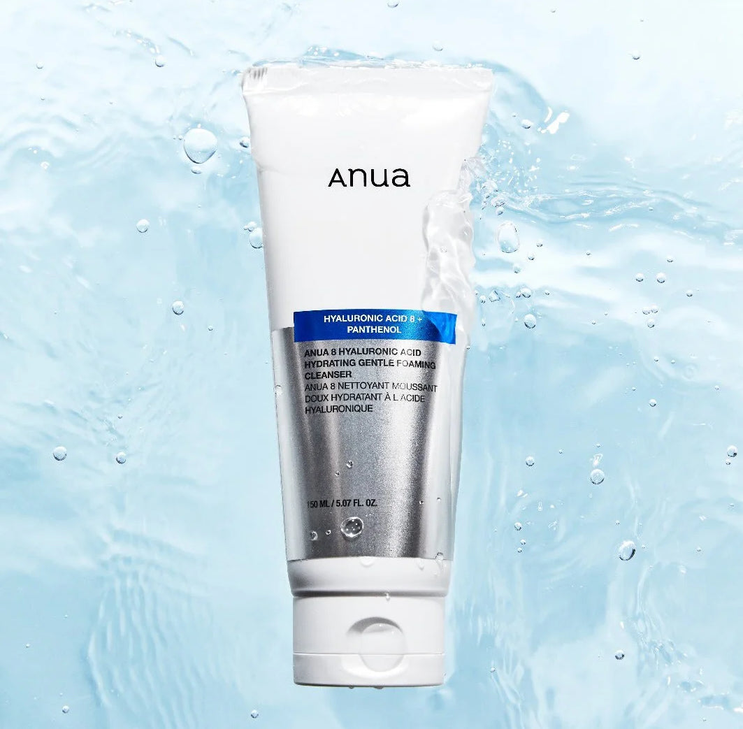 Anua 8 Hyaluronic Acid Hydrating Gentle Foaming Cleanser
