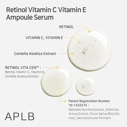 Retinol Vitamin C Vitamin E Ampoule Serum