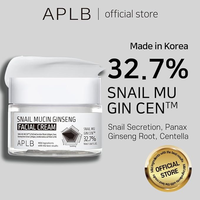 APLB Snail Mucin Ginseng Facial Cream
