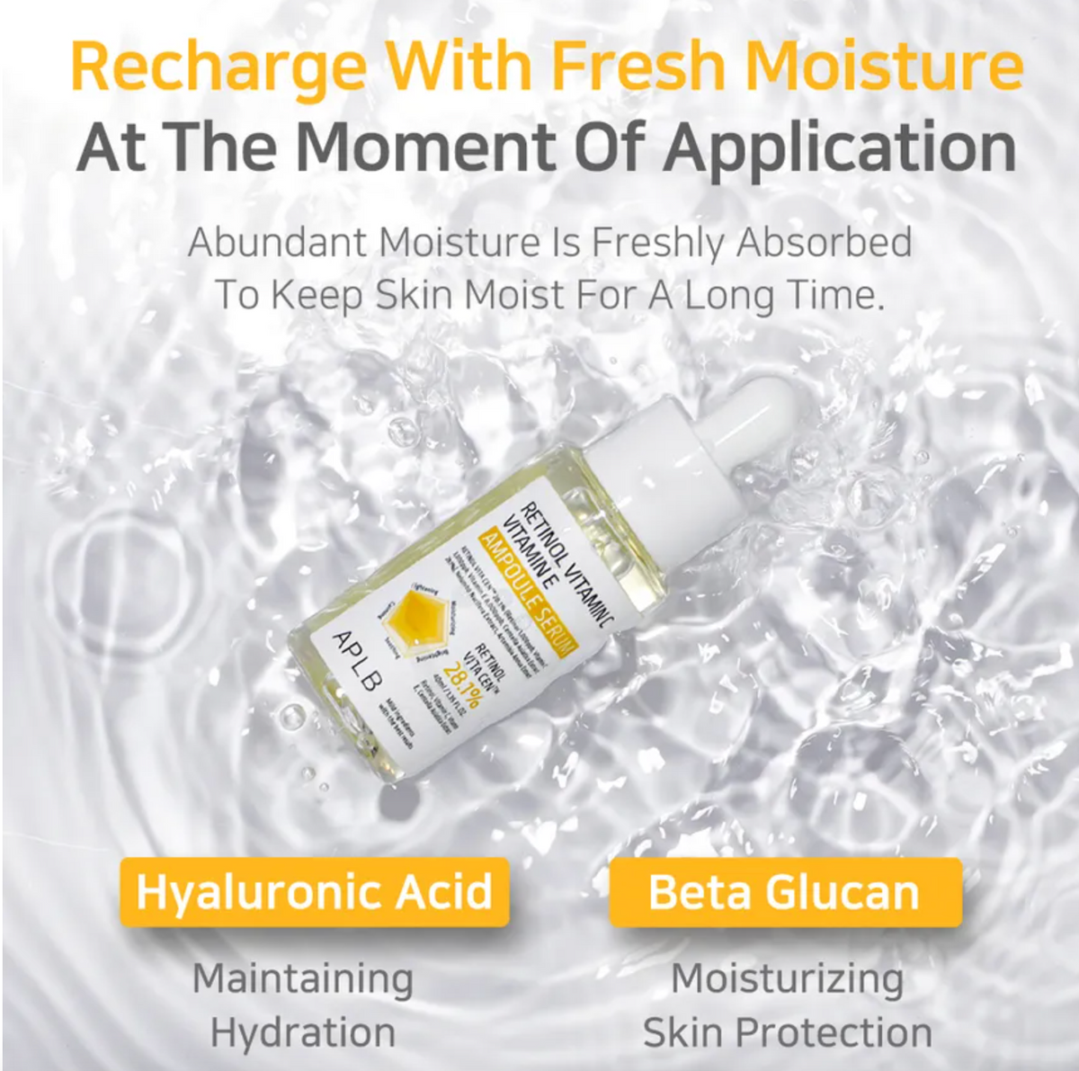 APLB Retinol Vitamin C Vitamin E Ampoule Serum