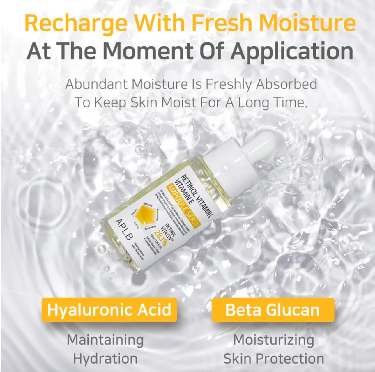 Retinol Vitamin C Vitamin E Ampoule Serum