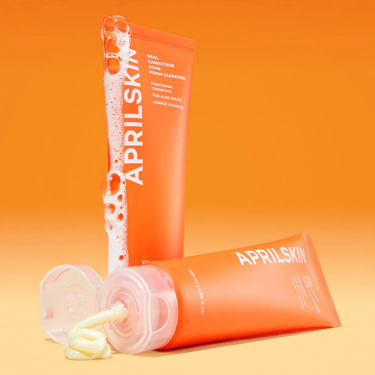 APRILSKIN Real Carrotene Acne Foam Cleanser