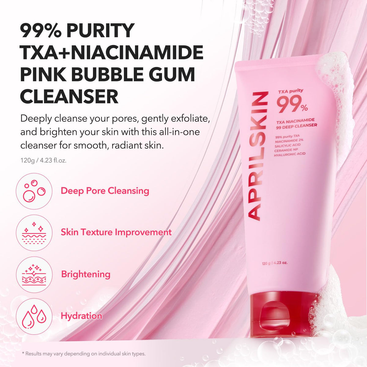 APRILSKIN TXA Niacinamide 99 Deep Cleanser