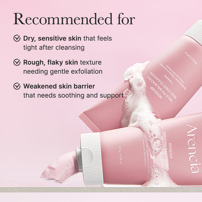 Rosehip Mild pH Balancing Rice Cake Cleanser