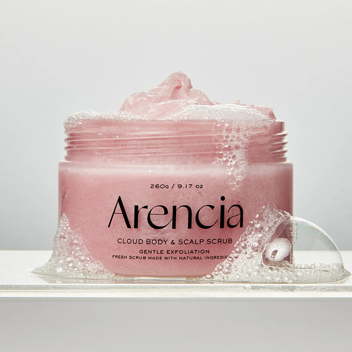 Arencia Fresh Cloud Body & Scalp Scrub (Lavender & Pear)