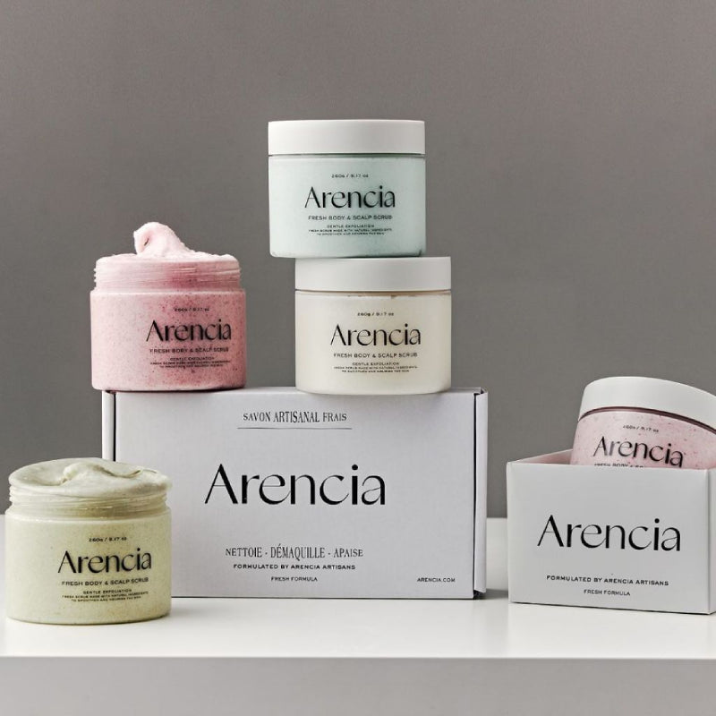 Arencia Fresh Cloud Body & Scalp Scrub (Lavender & Pear)