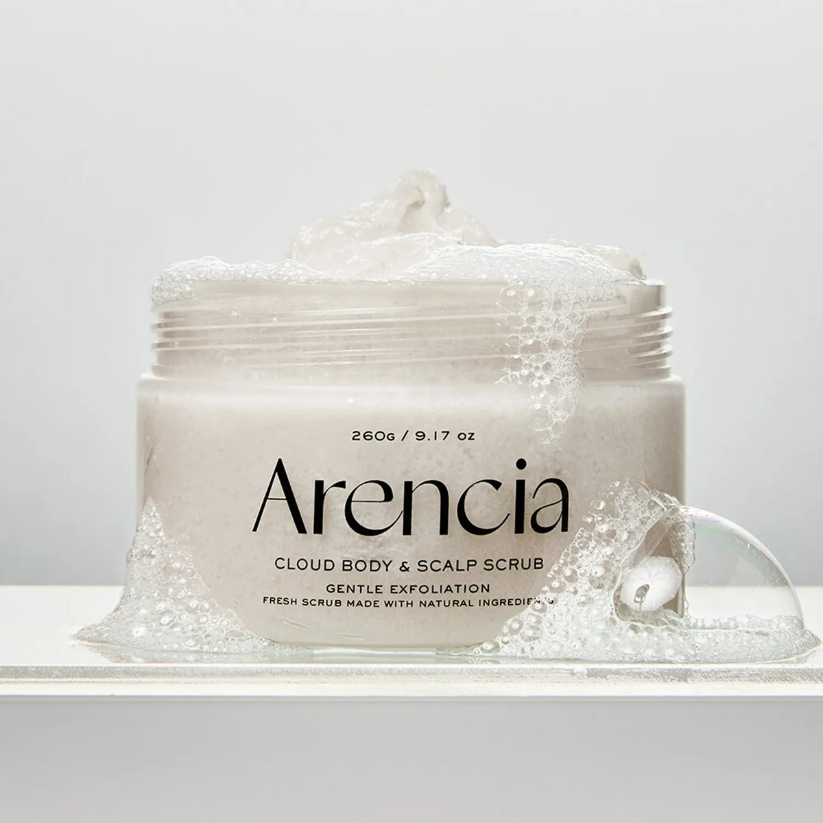 Arencia Fresh Cloud Body & Scalp Scrub (White Tea & Neroli)