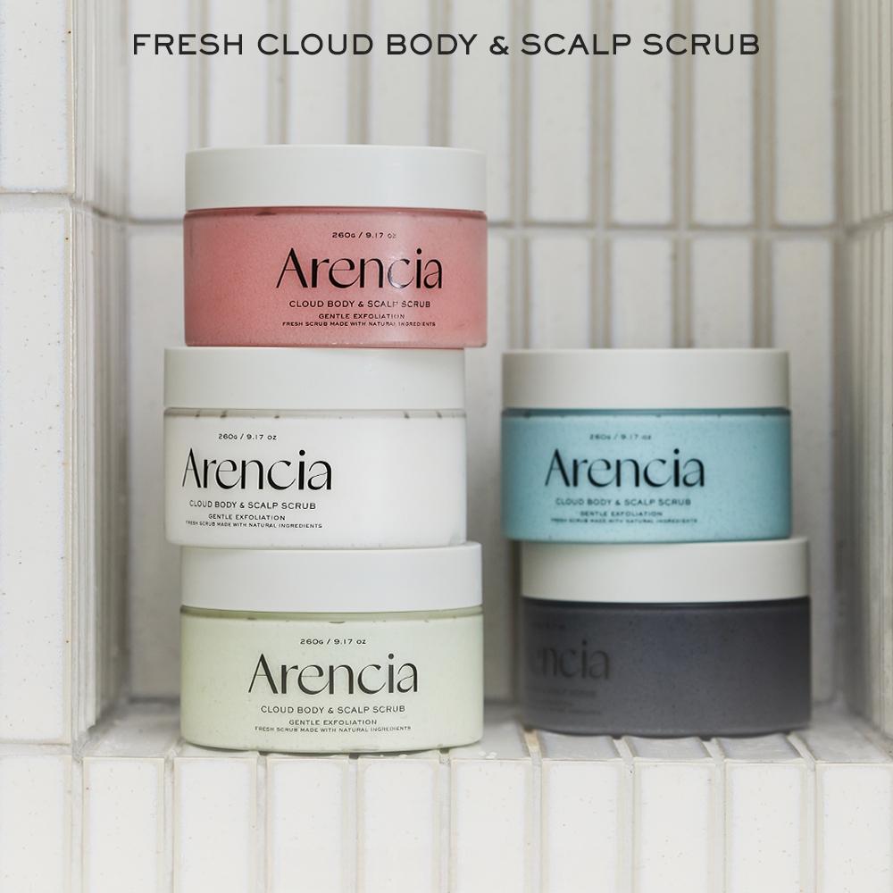 Arencia Fresh Cloud Body & Scalp Scrub (White Tea & Neroli)