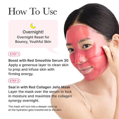 Red Collagen Jello Mask