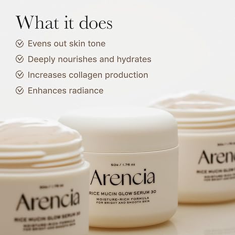 Arencia Rice Mucin Glow Serum 30