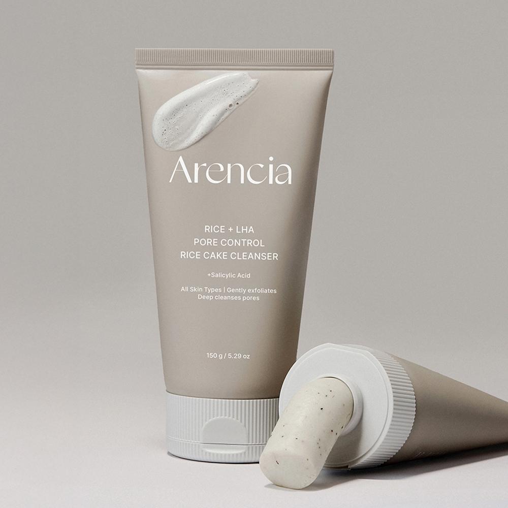 Arencia Rice + LHA Pore Control Rice Cake Cleanser