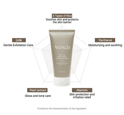 Rice + LHA Pore Control Rice Cake Cleanser
