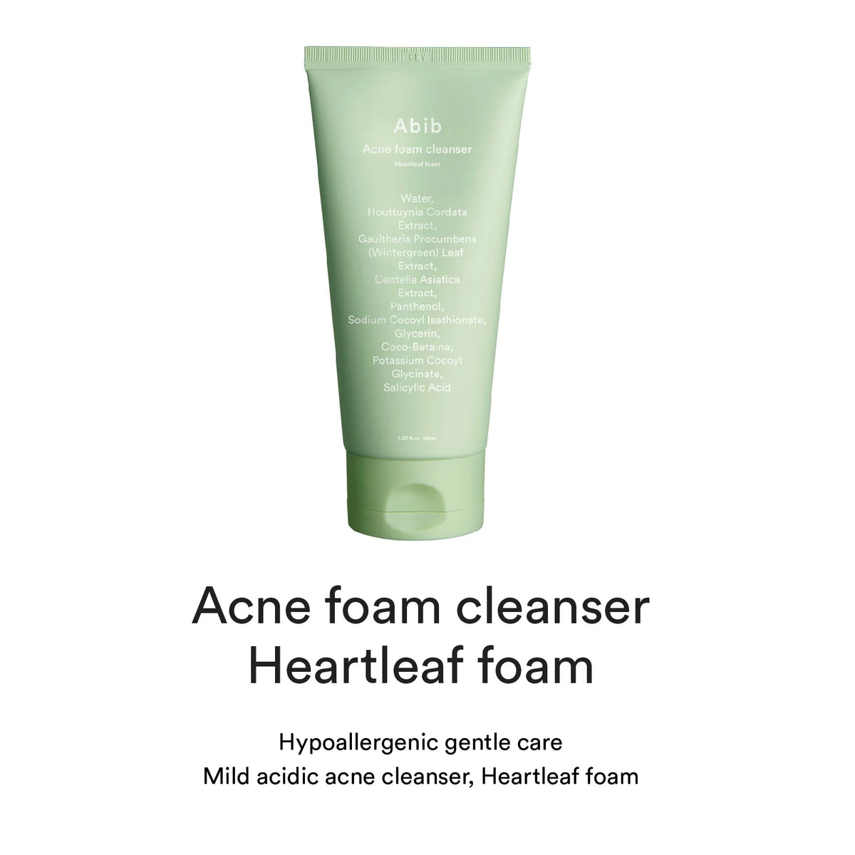 Abib Acne Foam Cleanser/Heartleaf Foam