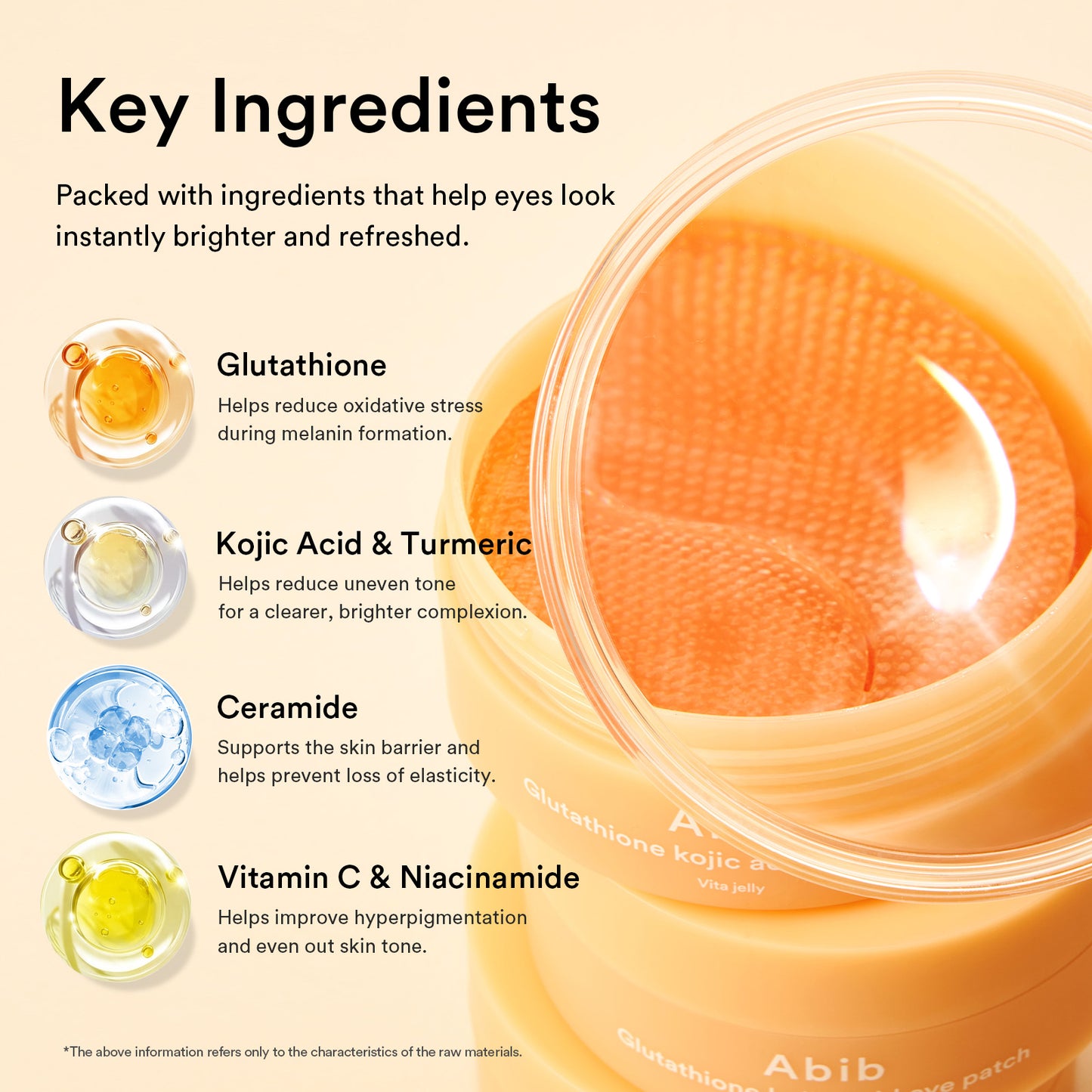 Glutathione Kojic Acid Eye Patch/Vita Jelly