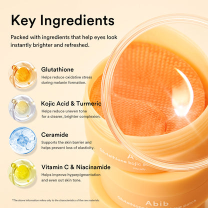 Glutathione Kojic Acid Eye Patch/Vita Jelly