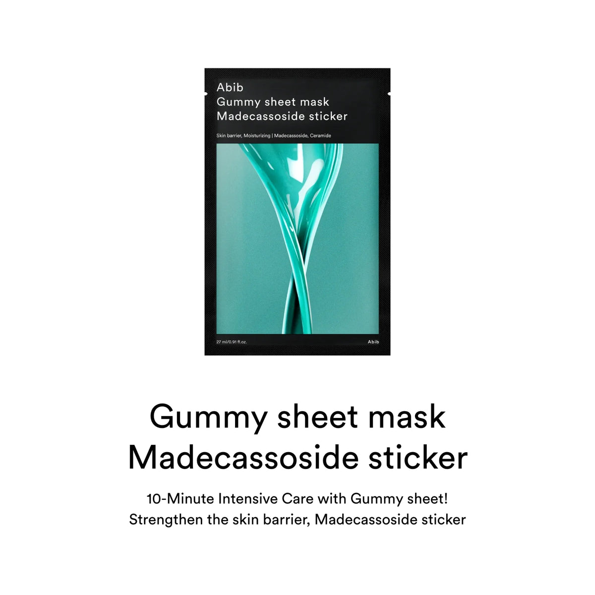 Abib Gummy Sheet Mask/Madecassoside Sticker