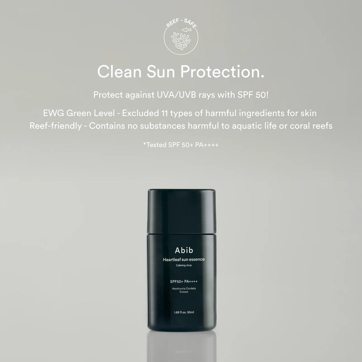 Abib Heartleaf Sun Essence/Calming Drop SPF50+PA++++