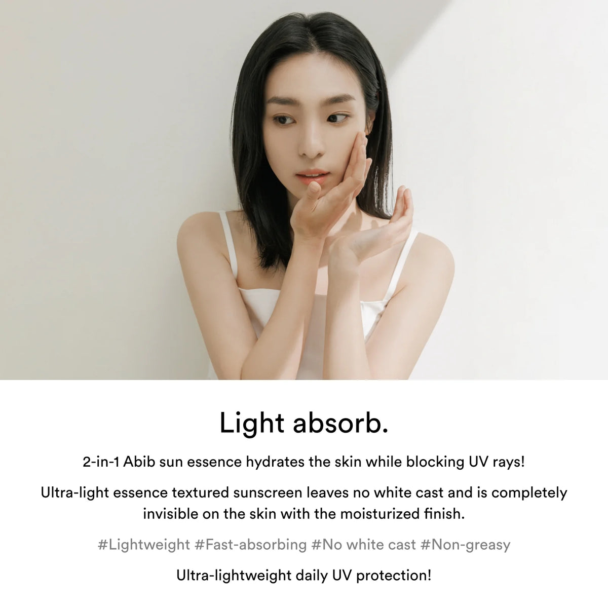 Abib Heartleaf Sun Essence/Calming Drop SPF50+PA++++