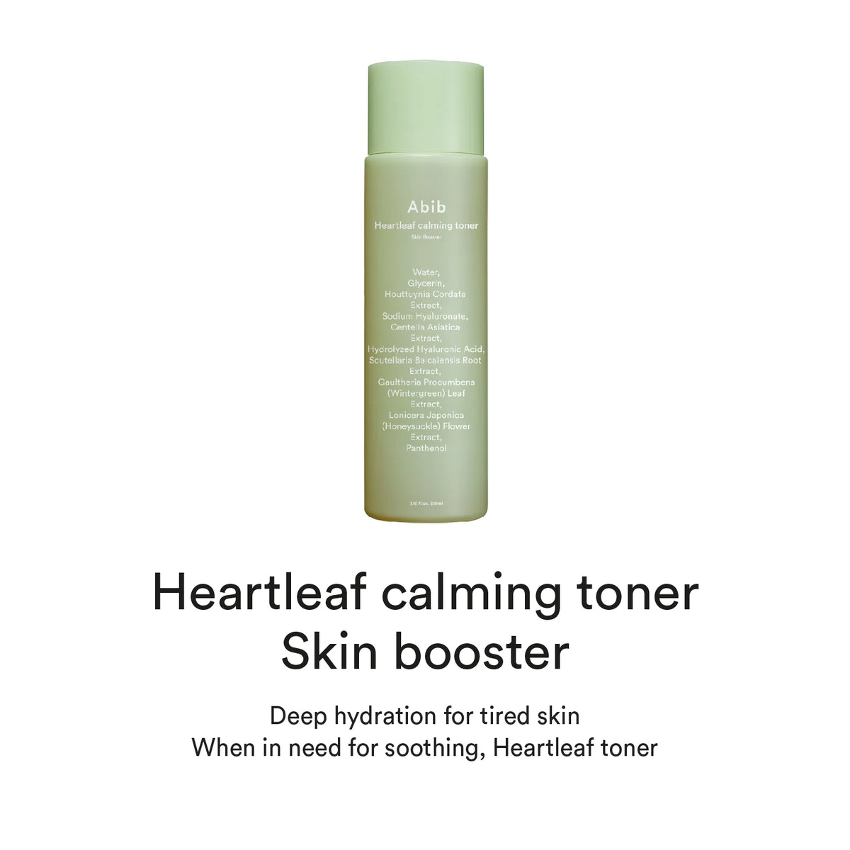 Abib Heartleaf Calming Toner/Skin Booster