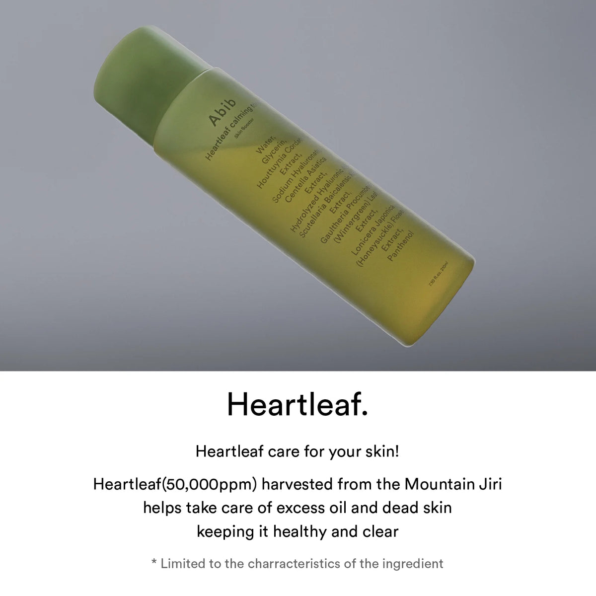 Abib Heartleaf Calming Toner/Skin Booster