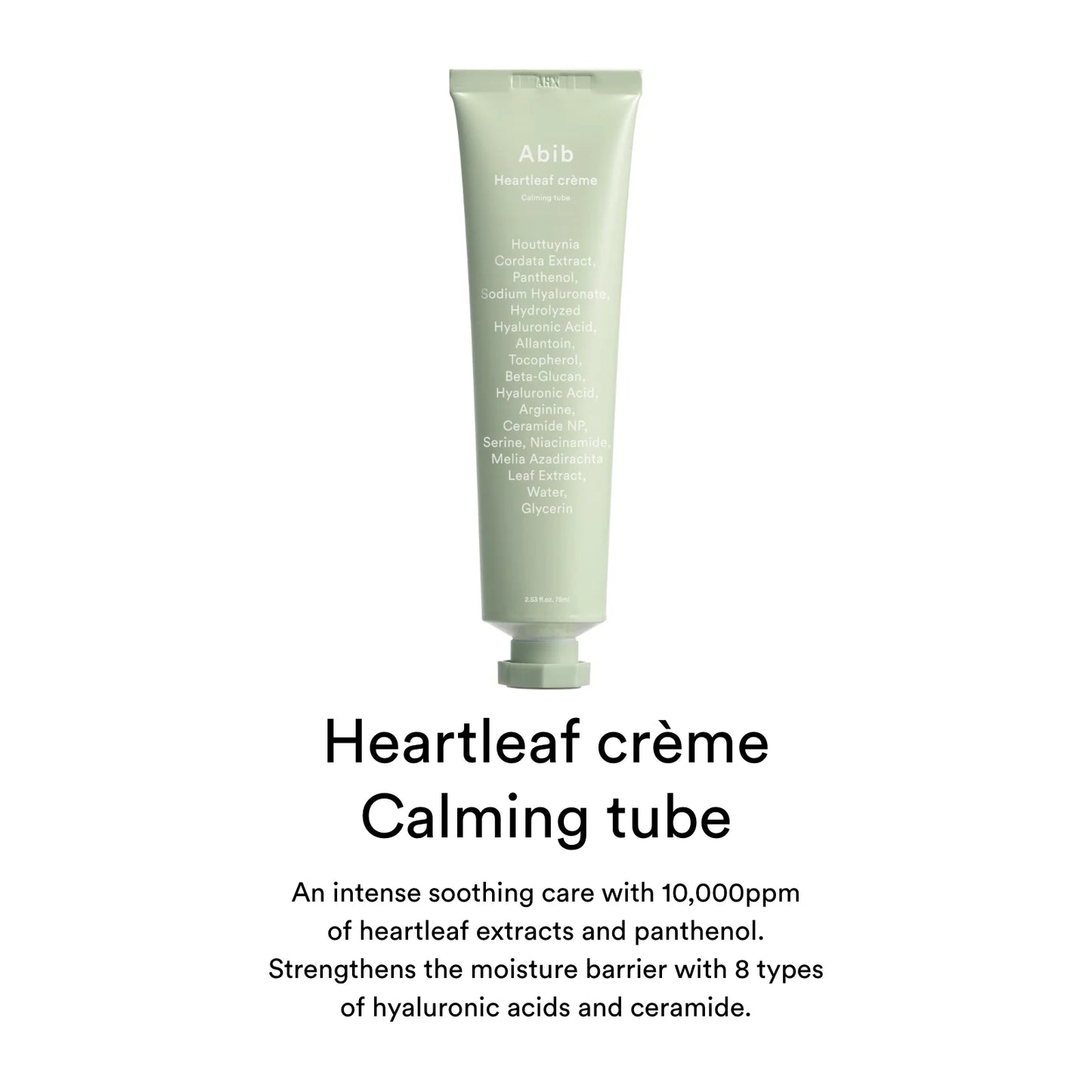 Heartleaf crème/Calming tube