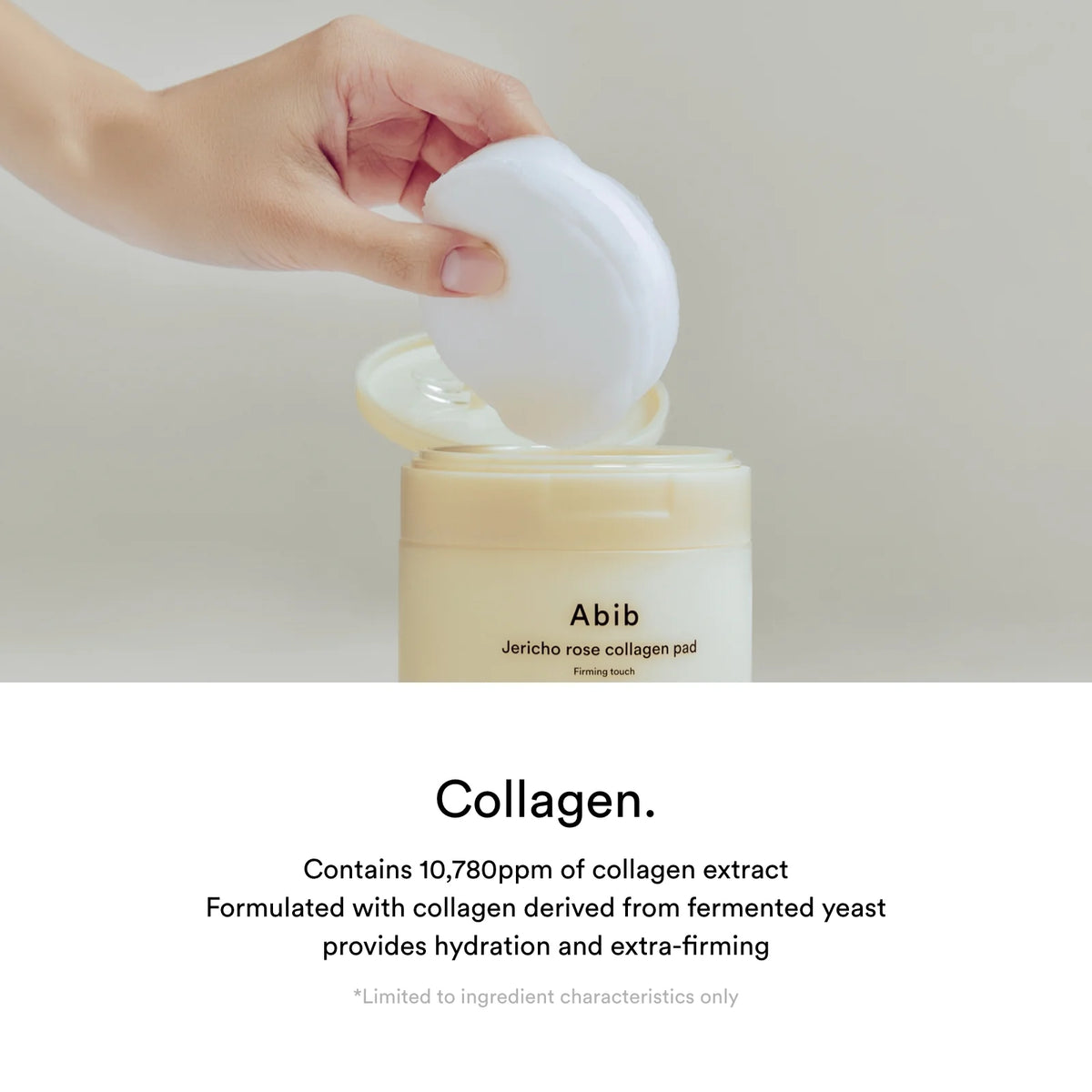 Abib Jericho Rose Collagen Pad/Firming Touch