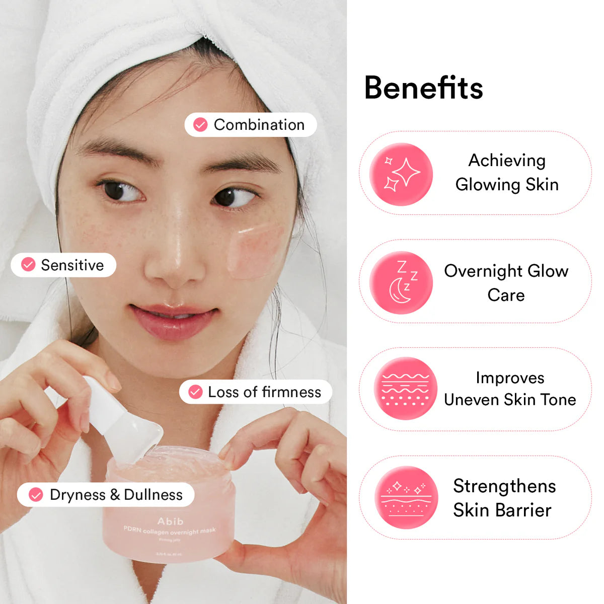 Abib PDRN Collagen Overnight Mask/Firming Jelly