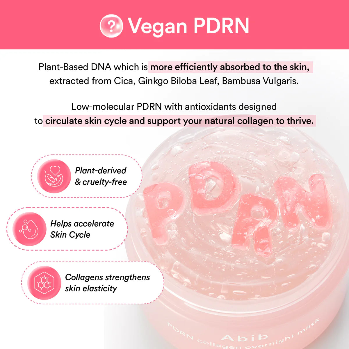 Abib PDRN Collagen Overnight Mask/Firming Jelly