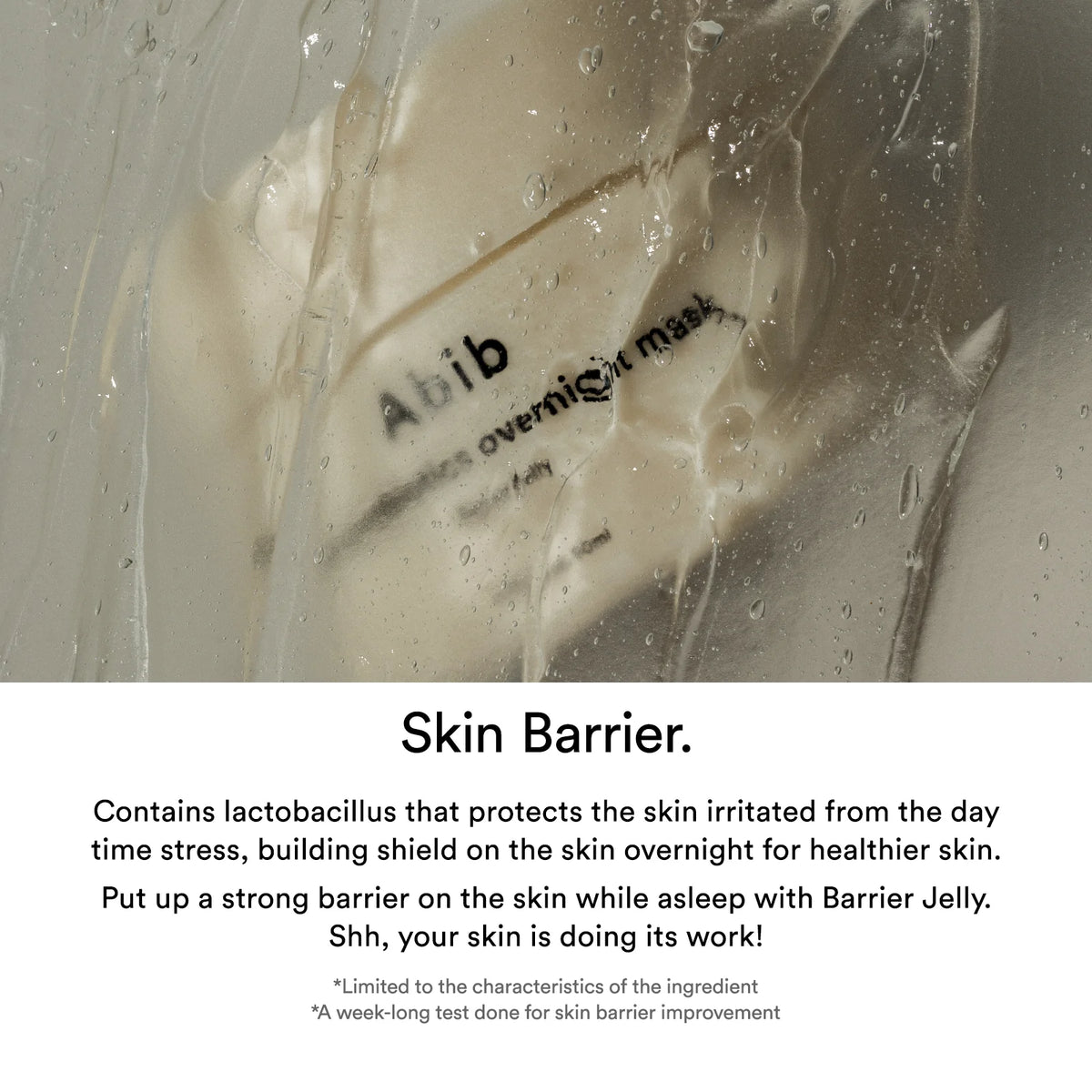 Abib Rice Probiotics Overnight Mask/Barrier Jelly