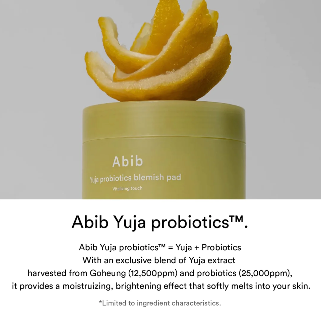 Abib Yuja Probiotics Blemish Pad/Vitalizing Touch
