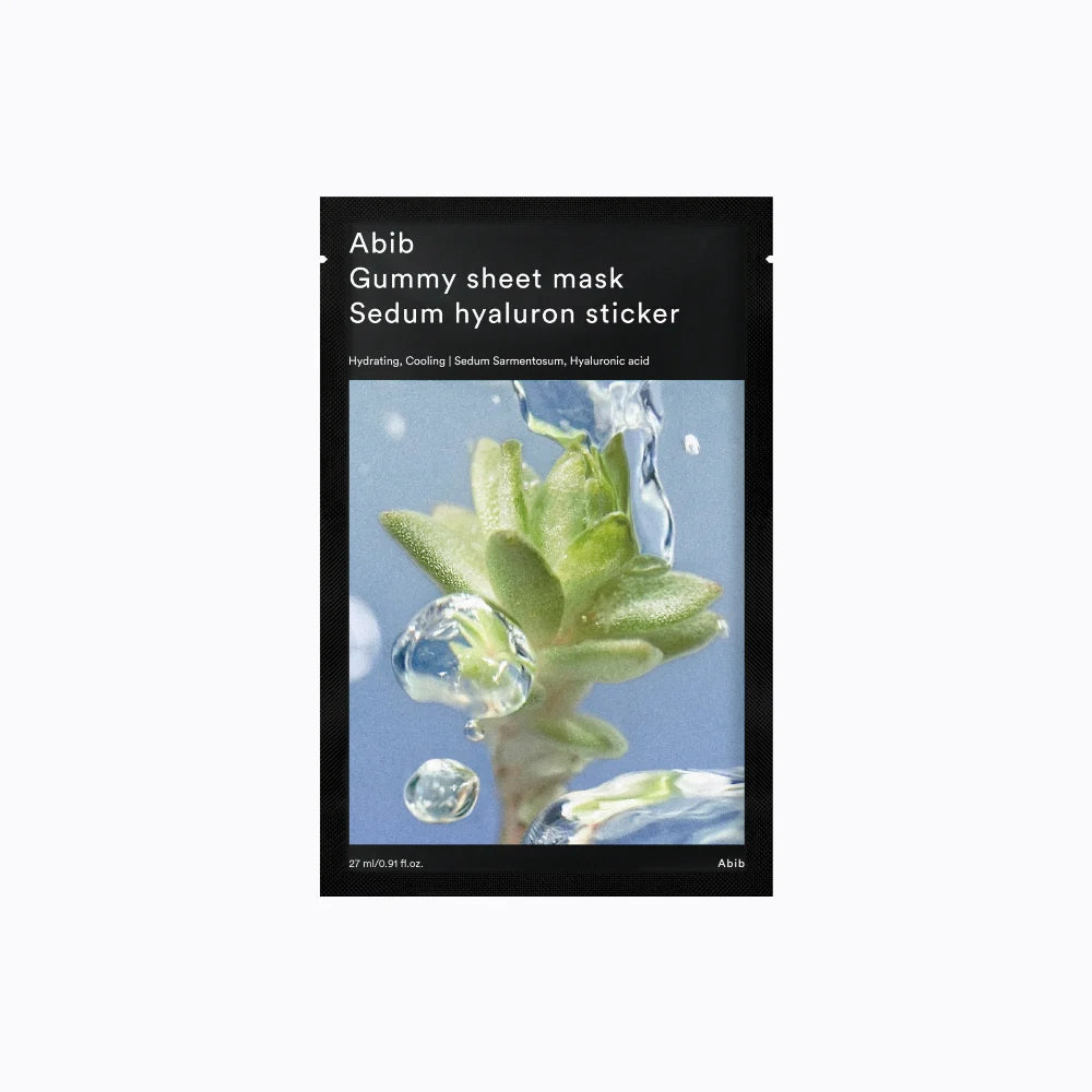 Abib Gummy Sheet Mask/Sedum Hyaluron Sticker