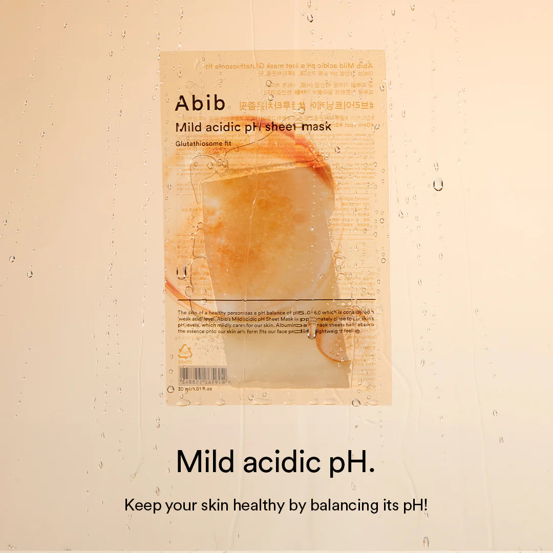 Abib Mild Acidic pH Sheet Mask/Glutathiosome Fit