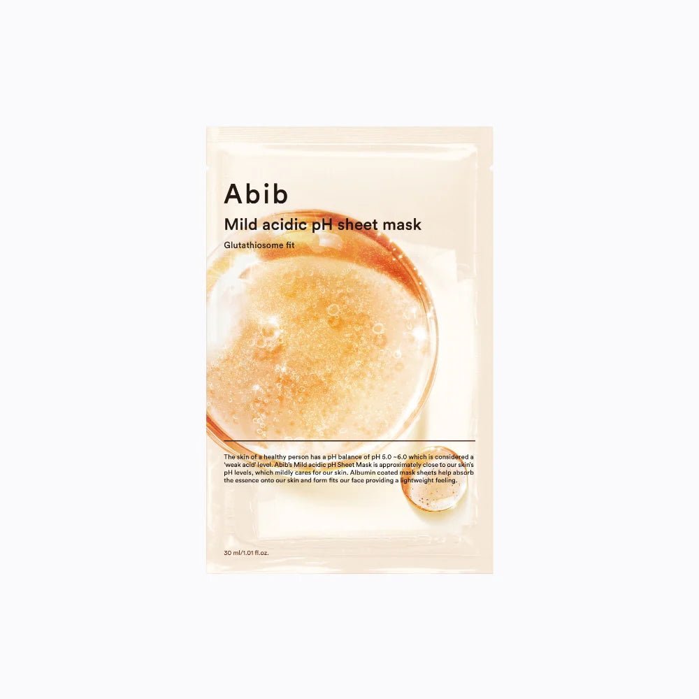 Abib Mild Acidic pH Sheet Mask/Glutathiosome Fit