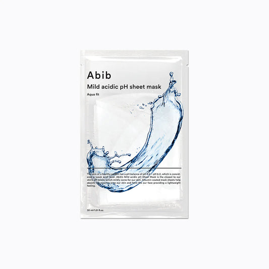 Mild Acidic pH Sheet Mask/Aqua Fit