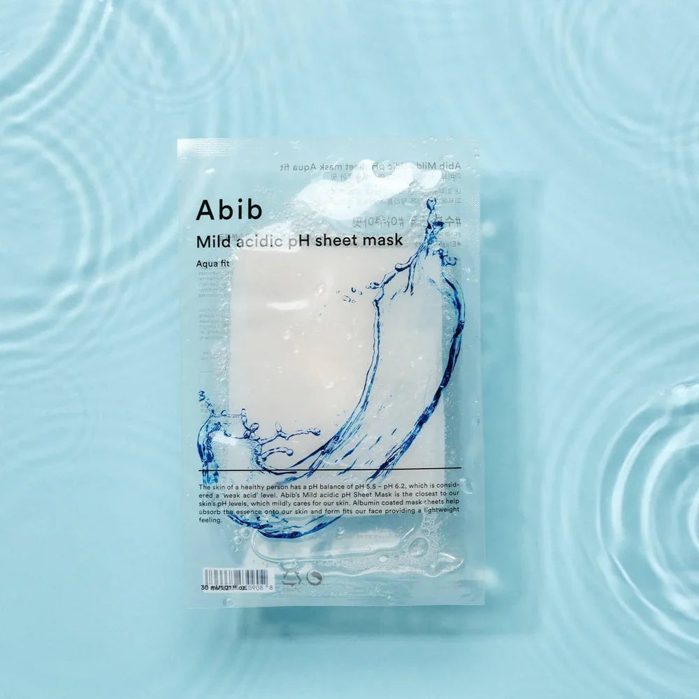 Abib Mild Acidic pH Sheet Mask/Aqua Fit